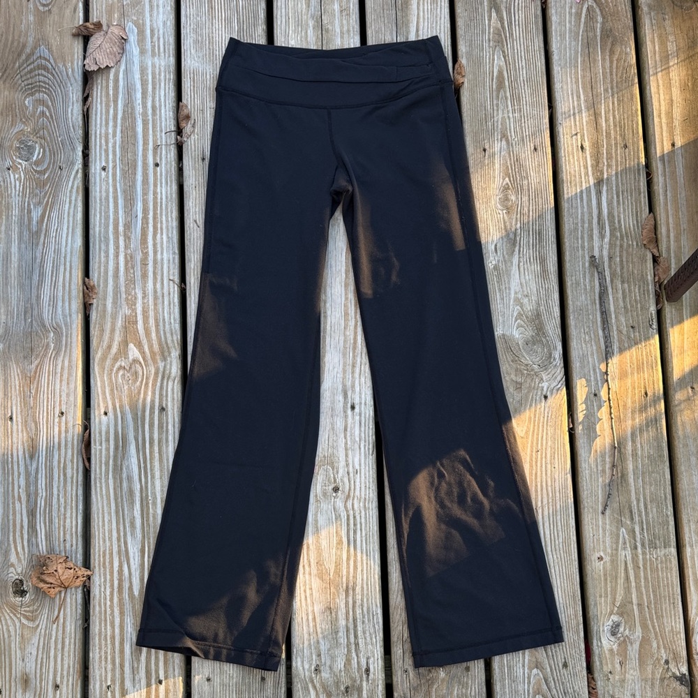 Lululemon crossover waist flare leggings
